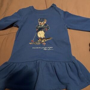 Ralph Lauren Blue Polo Bear Top